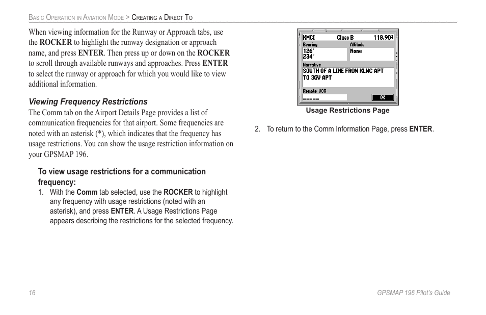 Garmin GPSMAP 196 User Manual | Page 24 / 132
