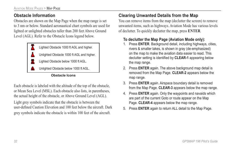 Garmin GPSMAP 196 User Manual | Page 40 / 132