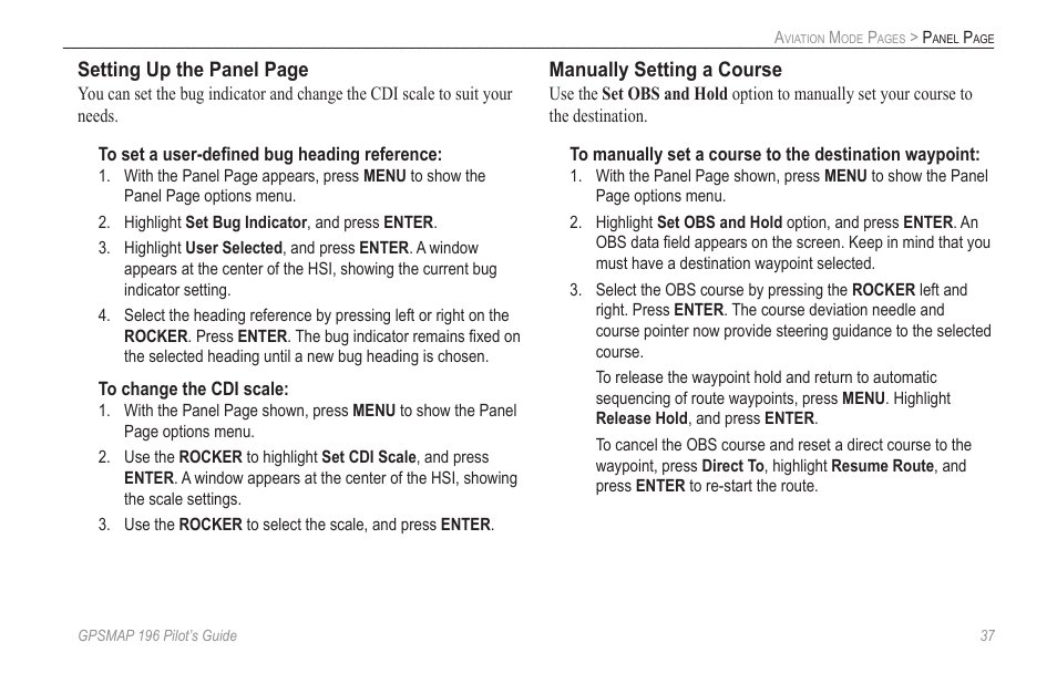 Garmin GPSMAP 196 User Manual | Page 45 / 132