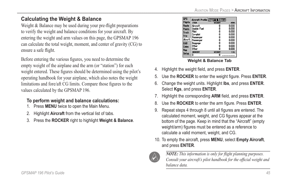 Garmin GPSMAP 196 User Manual | Page 53 / 132