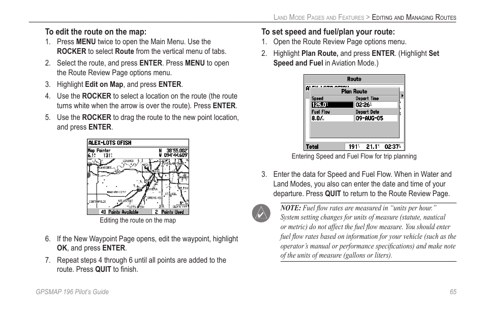 Garmin GPSMAP 196 User Manual | Page 73 / 132