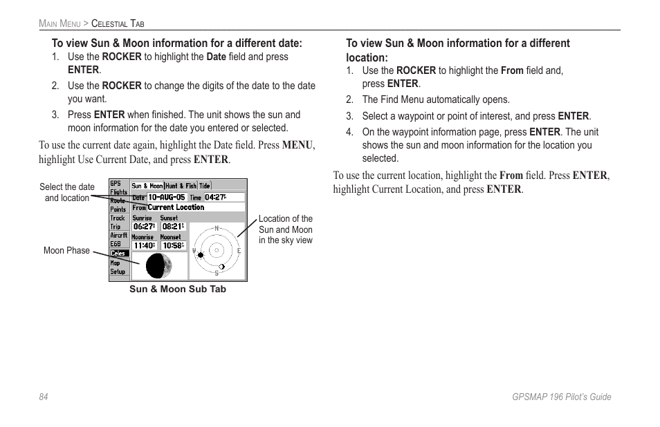 Garmin GPSMAP 196 User Manual | Page 92 / 132