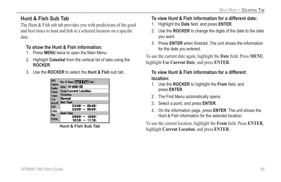 Garmin GPSMAP 196 User Manual | Page 93 / 132