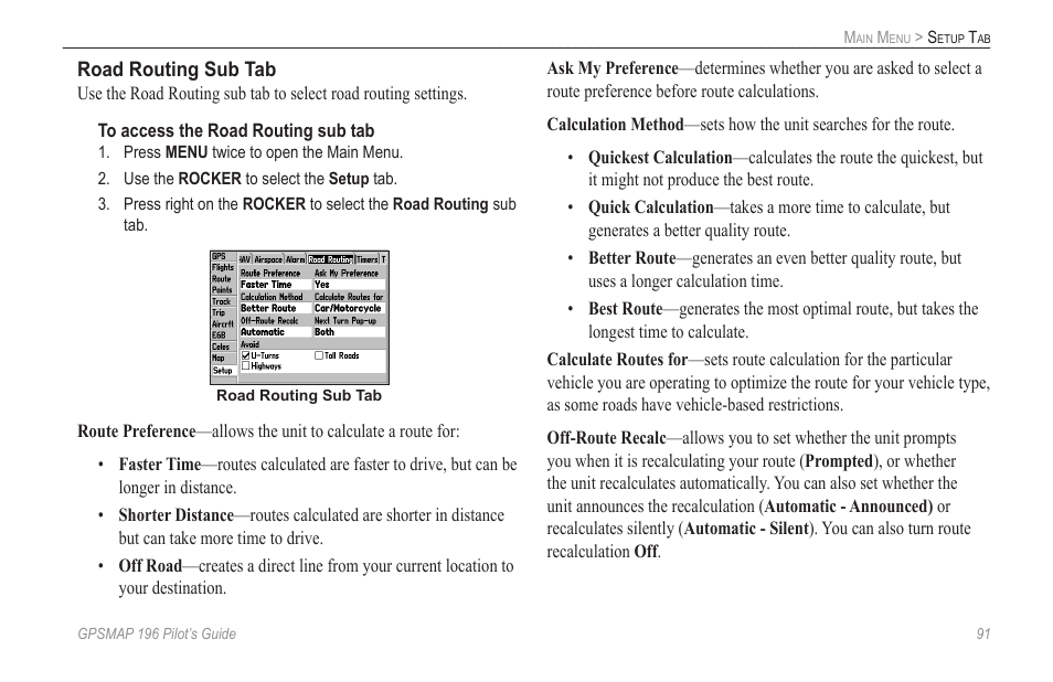 Garmin GPSMAP 196 User Manual | Page 99 / 132