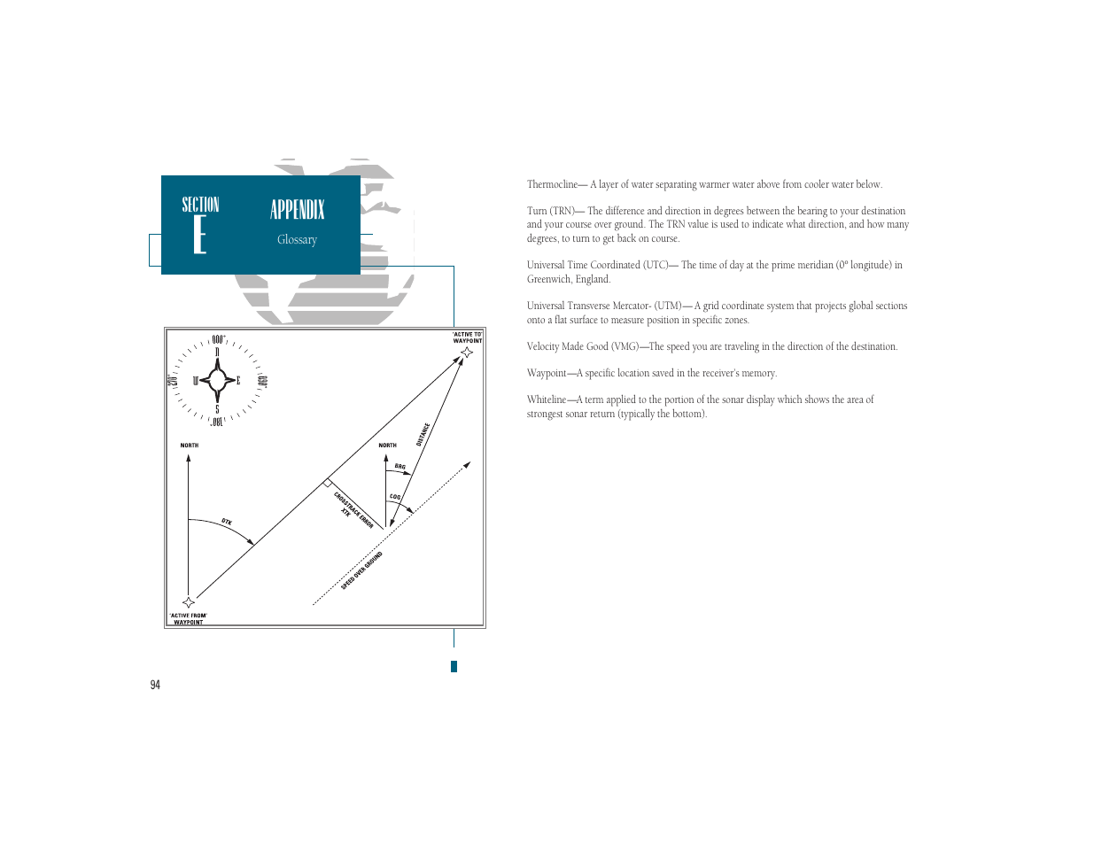 Appendix | Garmin GPSMAP 185 Sounder User Manual | Page 104 / 110