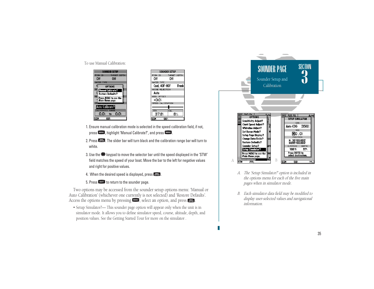 Sounder page | Garmin GPSMAP 185 Sounder User Manual | Page 45 / 110