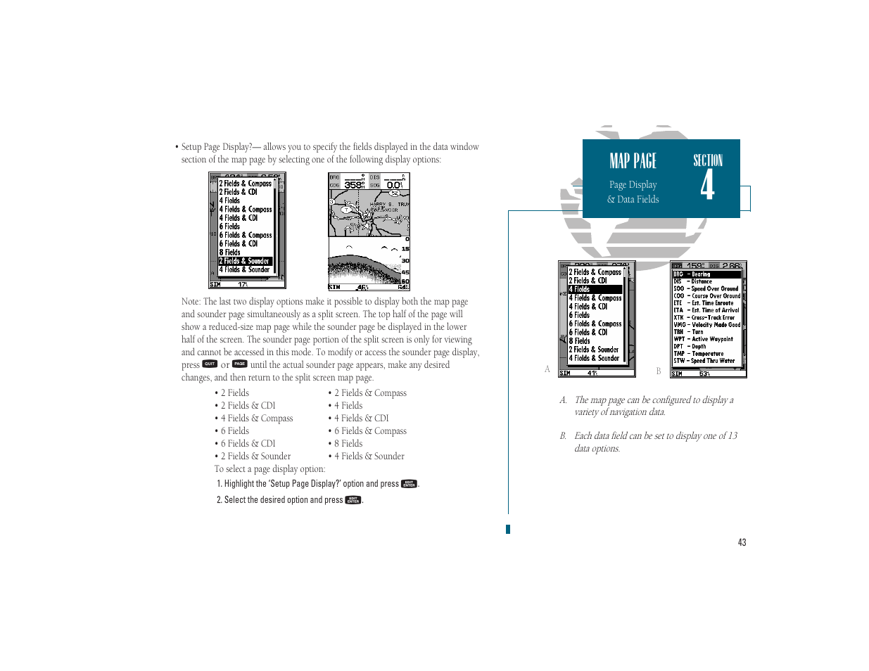 Map page | Garmin GPSMAP 185 Sounder User Manual | Page 53 / 110