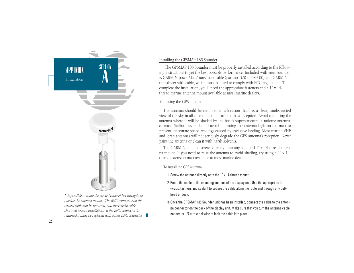 Appendix | Garmin GPSMAP 185 Sounder User Manual | Page 92 / 110