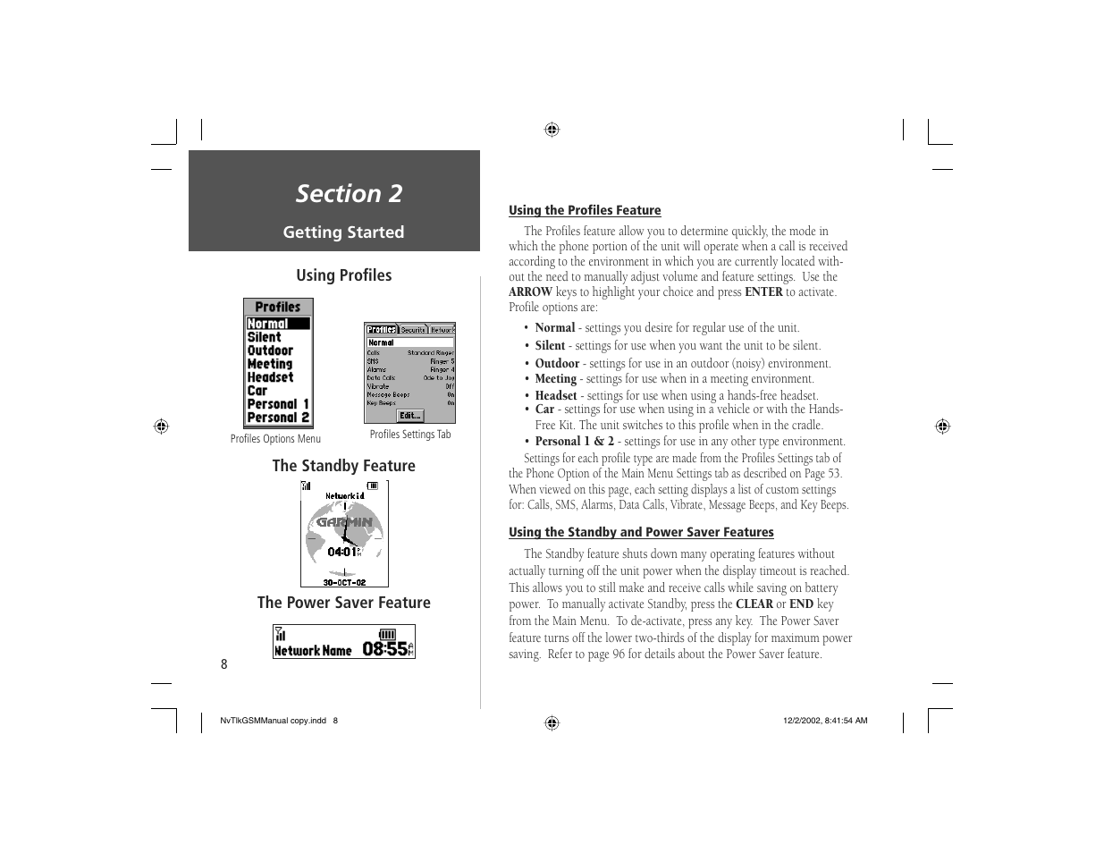 Garmin NavTalk GSM User Manual | Page 18 / 130