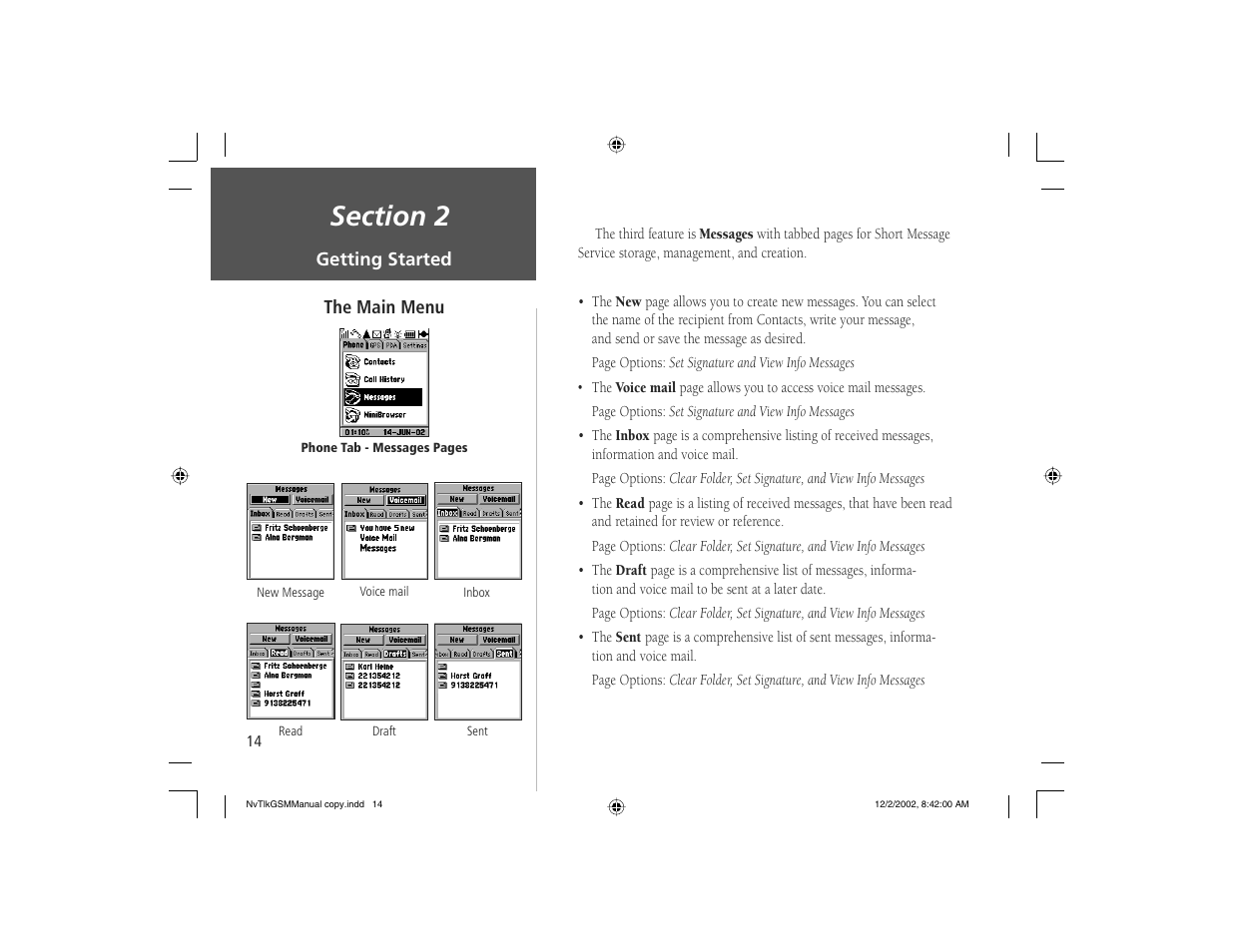 Garmin NavTalk GSM User Manual | Page 24 / 130