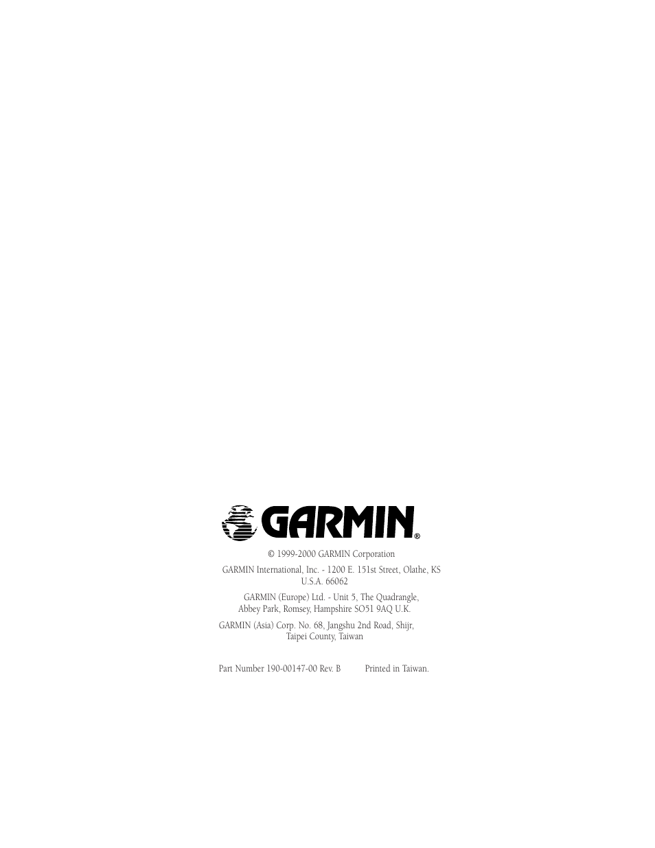 Garmin NavTalk User Manual | Page 128 / 128