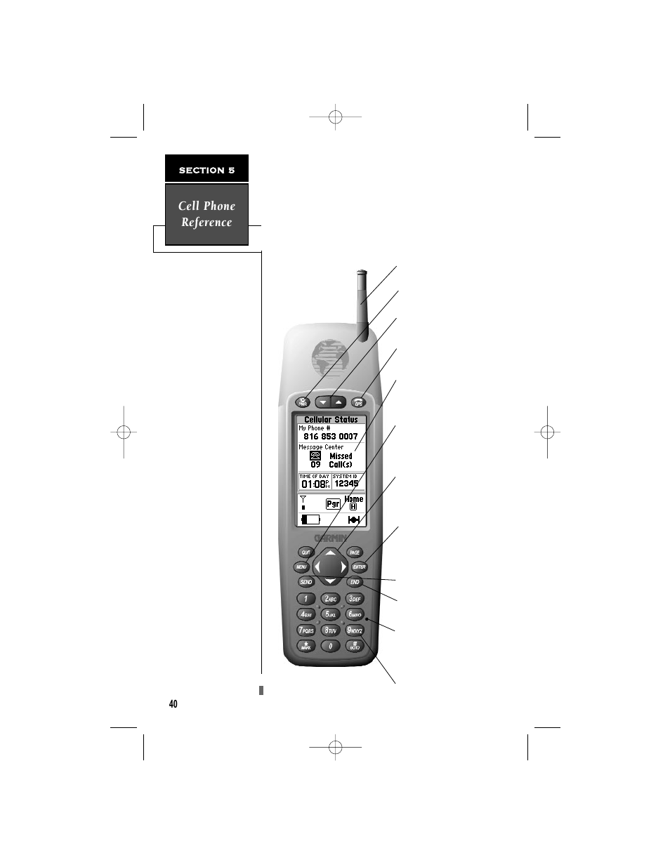 Cell phone reference | Garmin NavTalk User Manual | Page 52 / 128