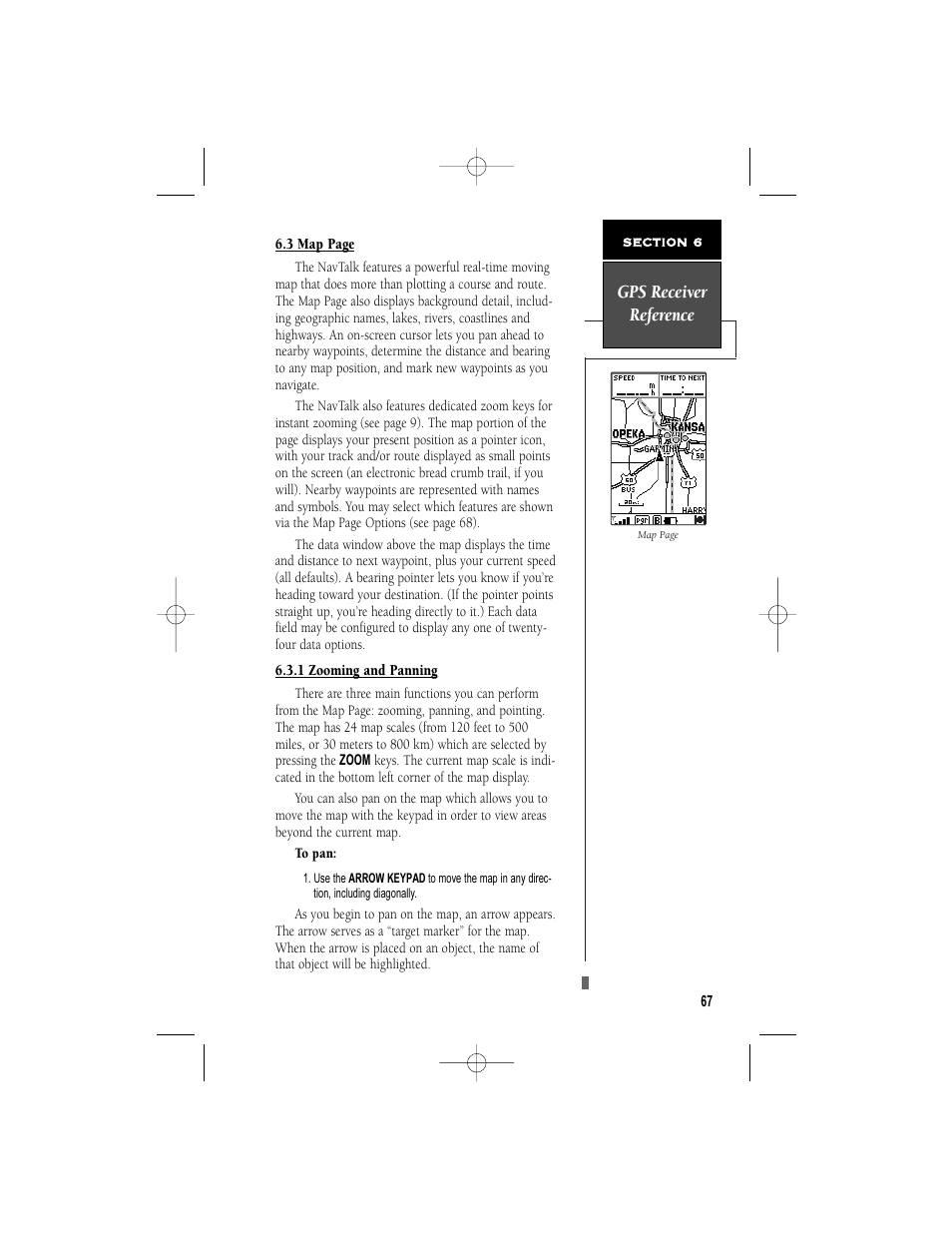 Gps receiver reference | Garmin NavTalk User Manual | Page 79 / 128