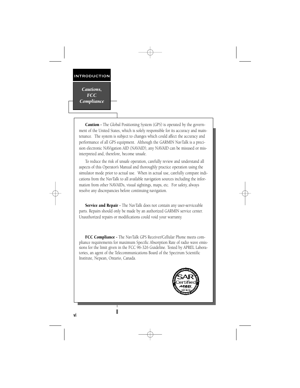 Garmin NavTalk User Manual | Page 8 / 128