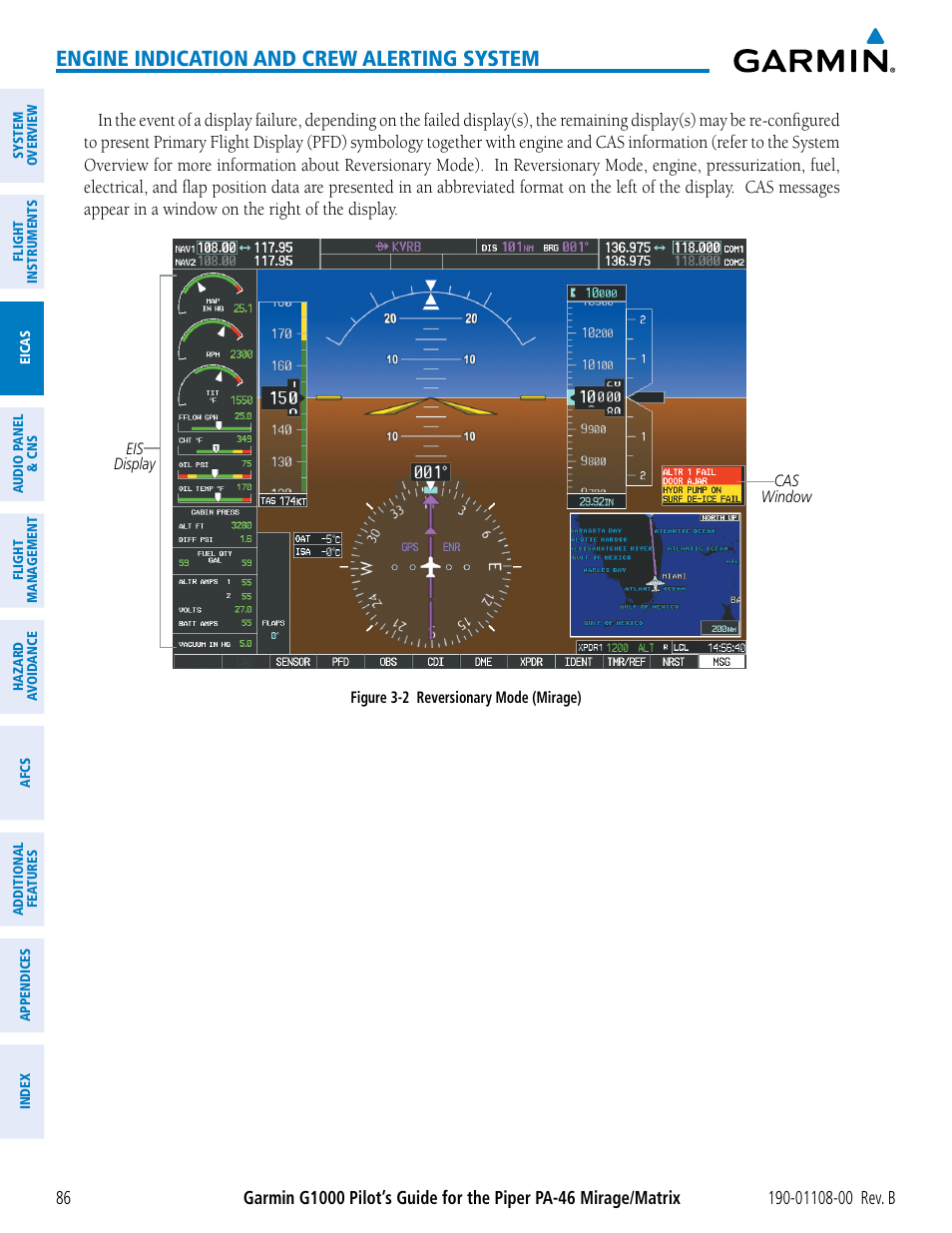 Engine indication and crew alerting system | Garmin G1000 Piper PA-46 Matrix User Manual | Page 100 / 600