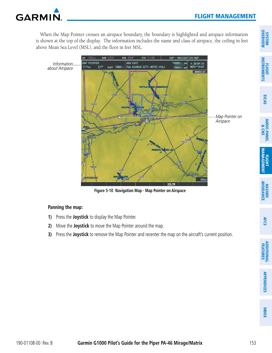 Flight management | Garmin G1000 Piper PA-46 Matrix User Manual | Page 167 / 600