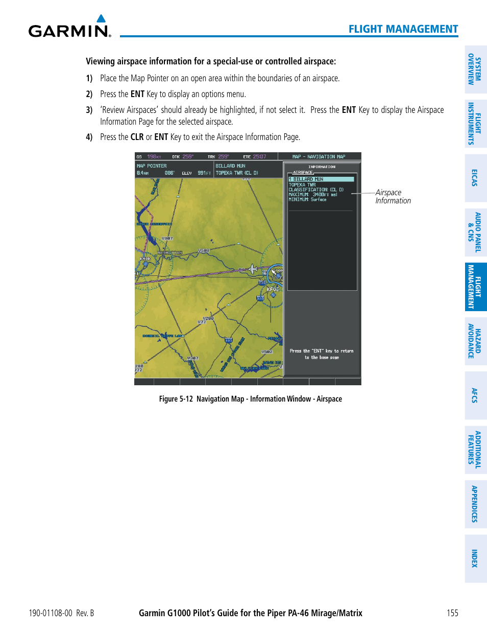 Flight management | Garmin G1000 Piper PA-46 Matrix User Manual | Page 169 / 600