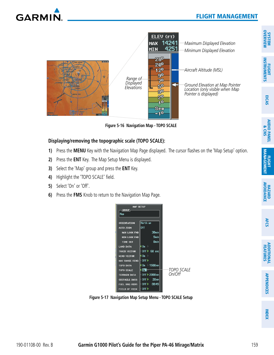 Flight management | Garmin G1000 Piper PA-46 Matrix User Manual | Page 173 / 600