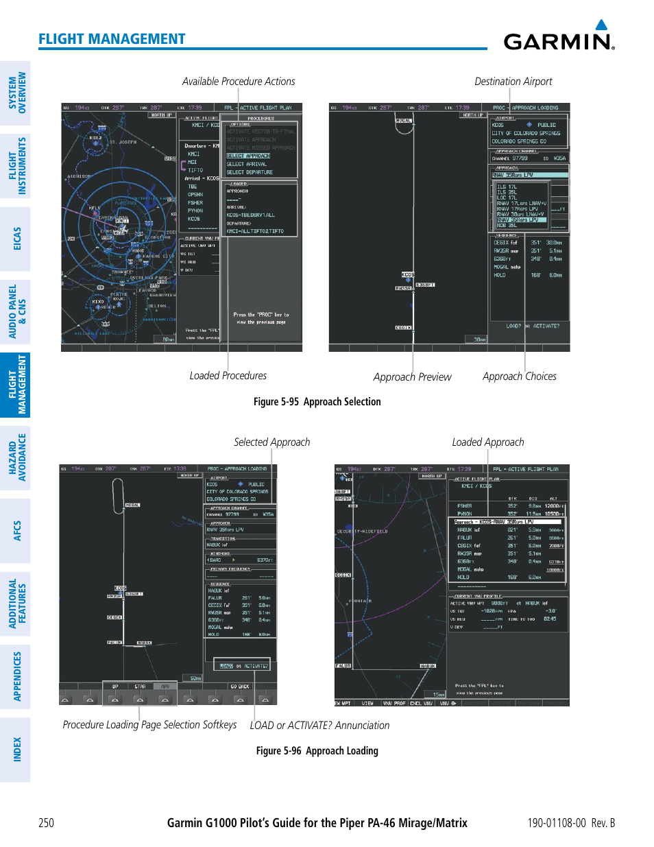 Flight management | Garmin G1000 Piper PA-46 Matrix User Manual | Page 264 / 600
