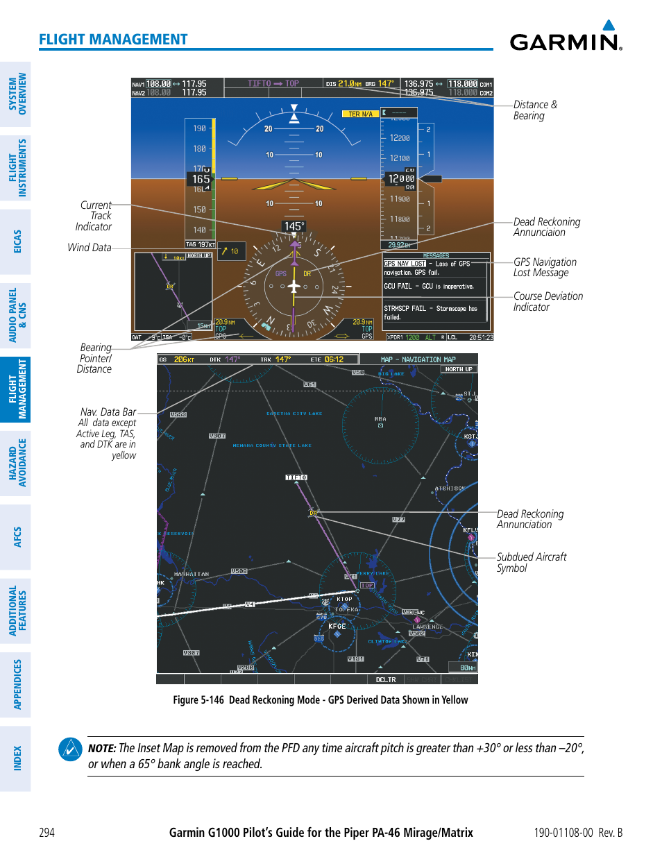 Flight management | Garmin G1000 Piper PA-46 Matrix User Manual | Page 308 / 600