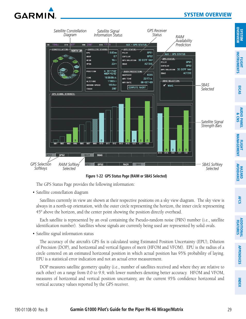 System overview | Garmin G1000 Piper PA-46 Matrix User Manual | Page 43 / 600