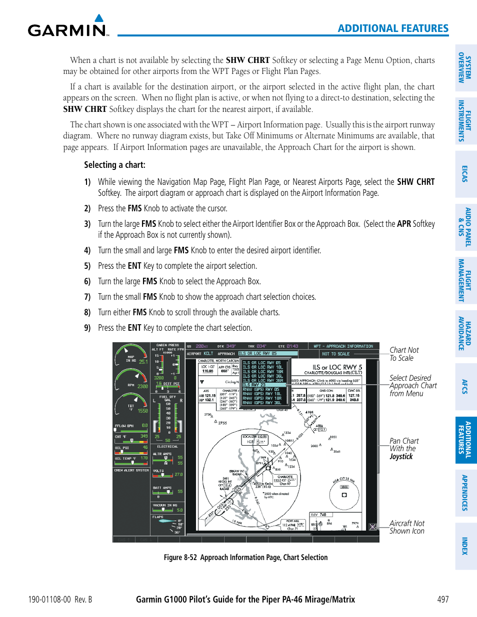 Additional features | Garmin G1000 Piper PA-46 Matrix User Manual | Page 511 / 600