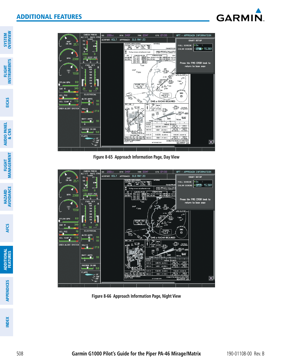 Additional features | Garmin G1000 Piper PA-46 Matrix User Manual | Page 522 / 600
