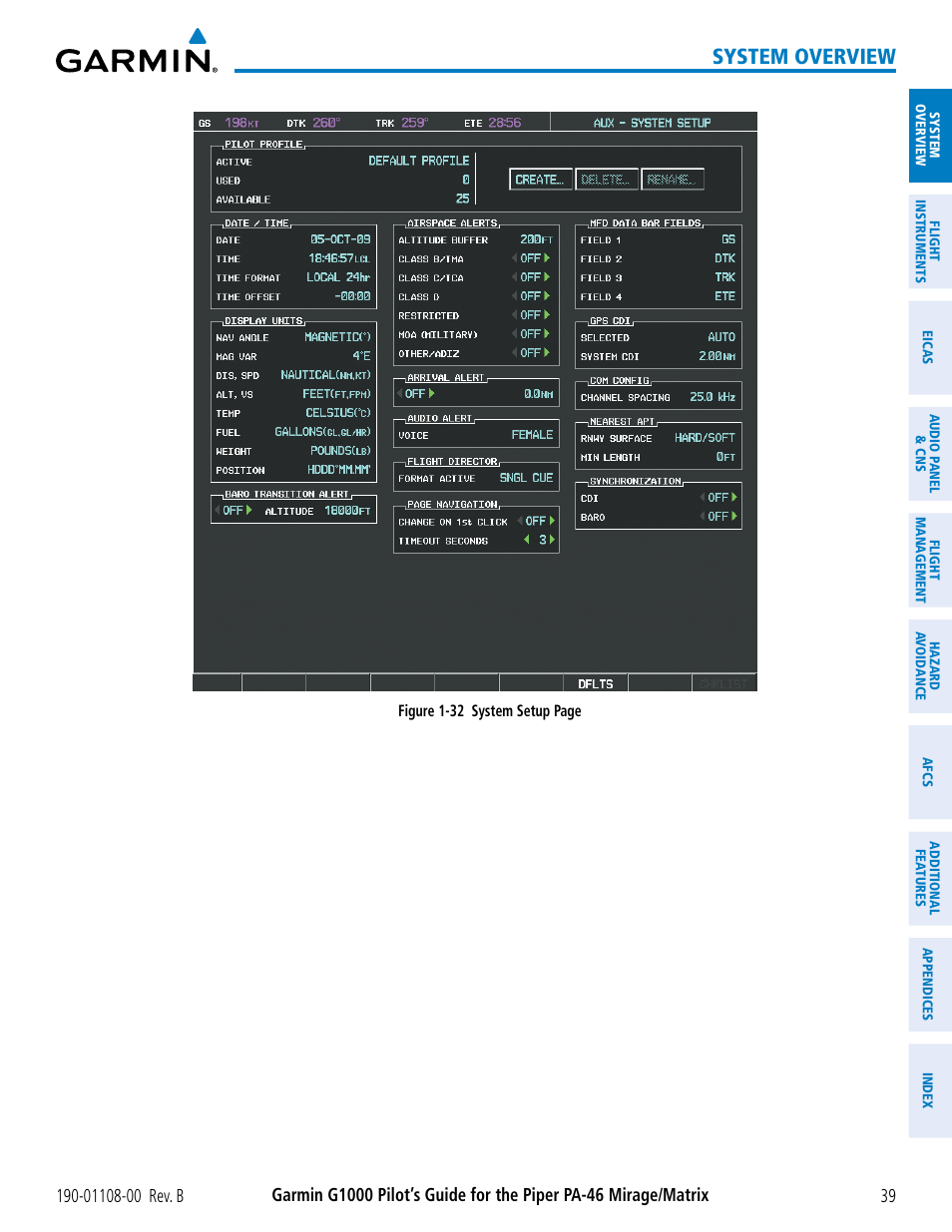 System overview | Garmin G1000 Piper PA-46 Matrix User Manual | Page 53 / 600