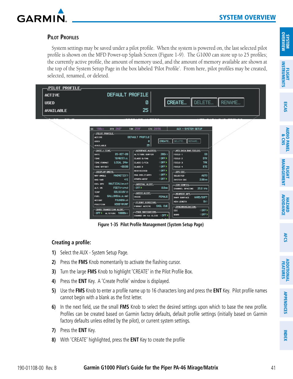 System overview | Garmin G1000 Piper PA-46 Matrix User Manual | Page 55 / 600