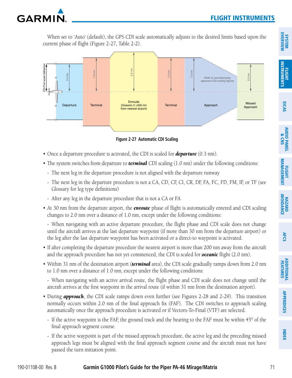 Flight instruments | Garmin G1000 Piper PA-46 Matrix User Manual | Page 85 / 600