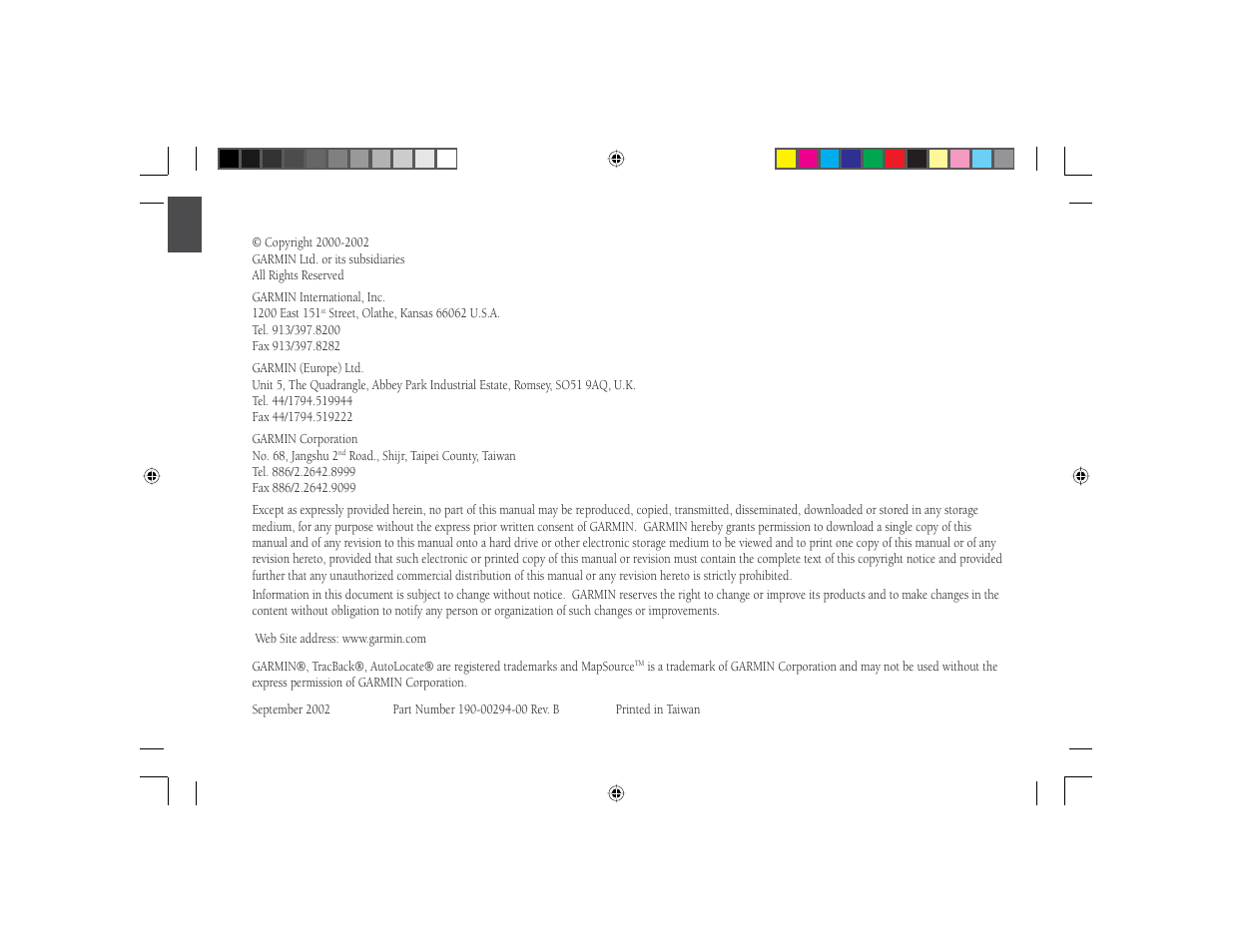 Garmin GPS 72 User Manual | Page 2 / 67