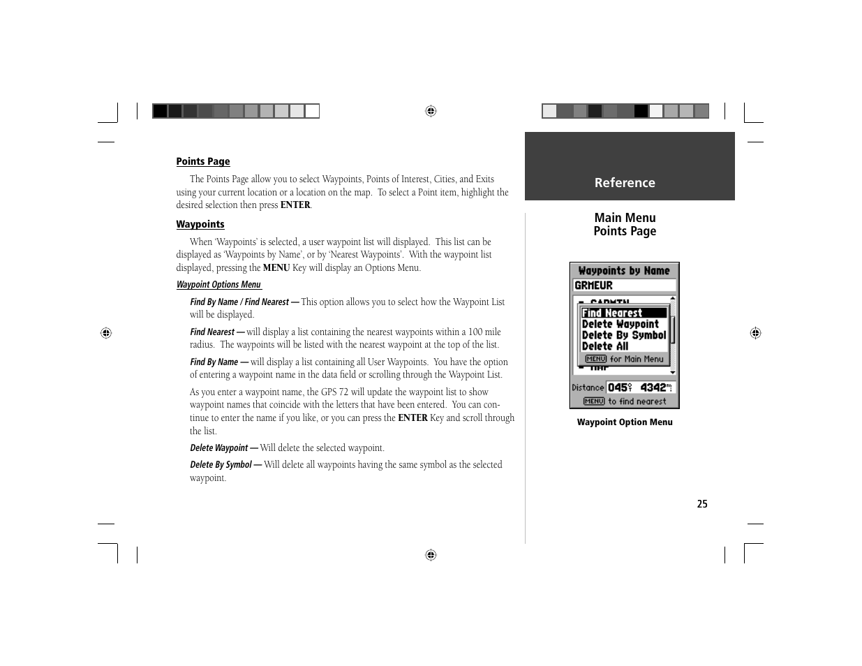 Garmin GPS 72 User Manual | Page 27 / 67