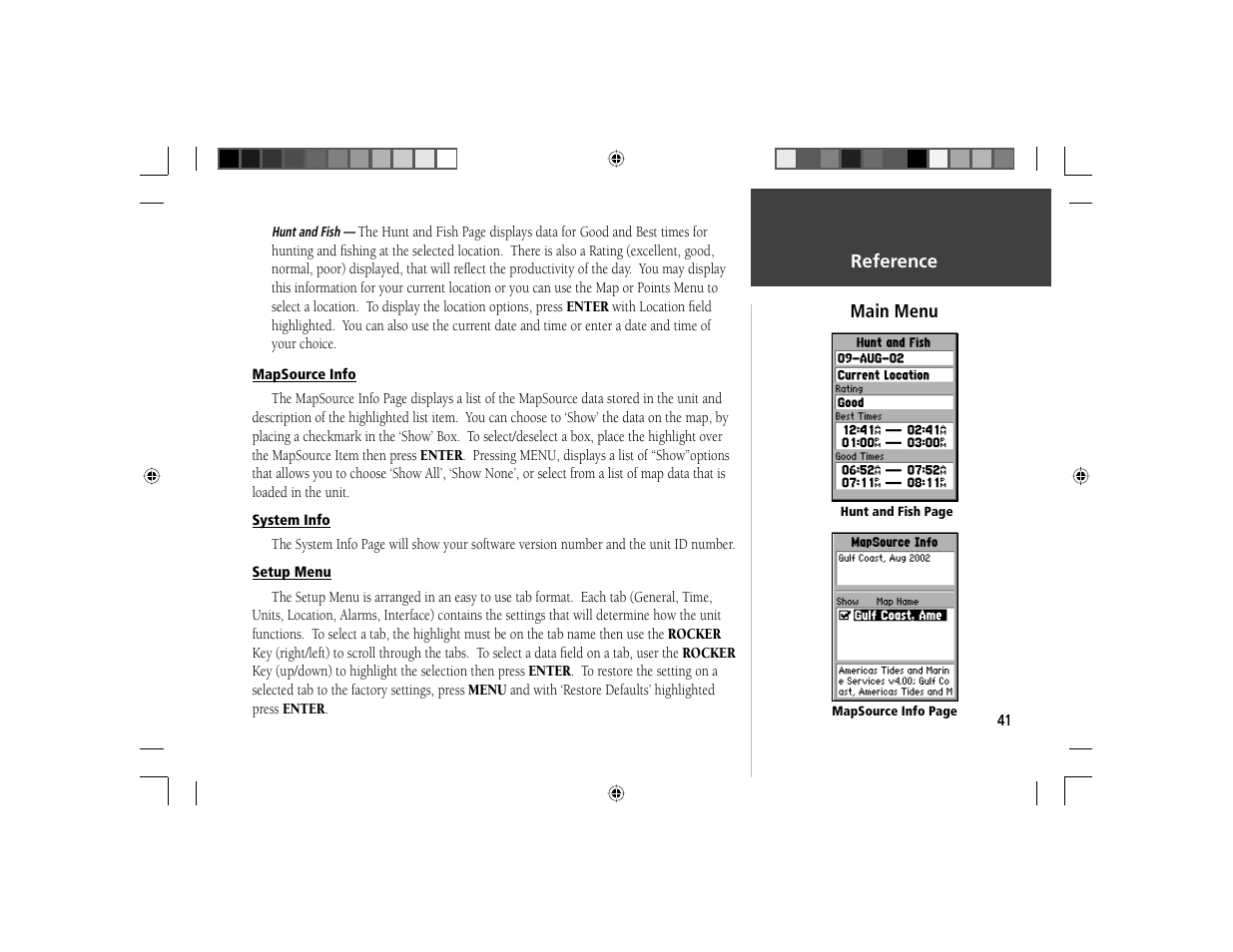Garmin GPS 72 User Manual | Page 43 / 67