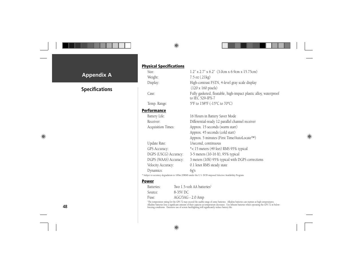 Garmin GPS 72 User Manual | Page 50 / 67