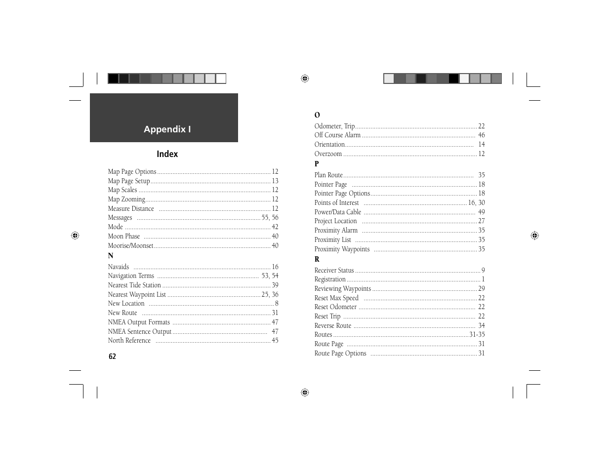 Garmin GPS 72 User Manual | Page 64 / 67