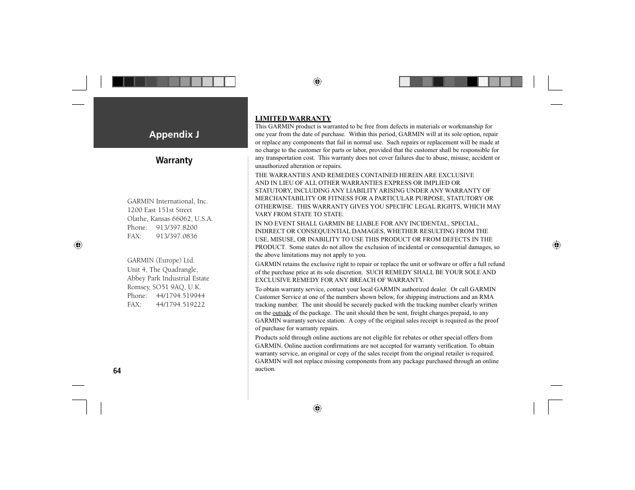 Garmin GPS 72 User Manual | Page 66 / 67