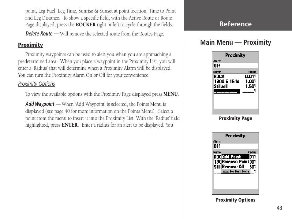 Garmin GPSMAP 76S User Manual | Page 45 / 76