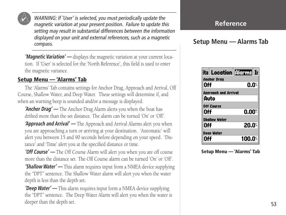 Garmin GPSMAP 76S User Manual | Page 55 / 76