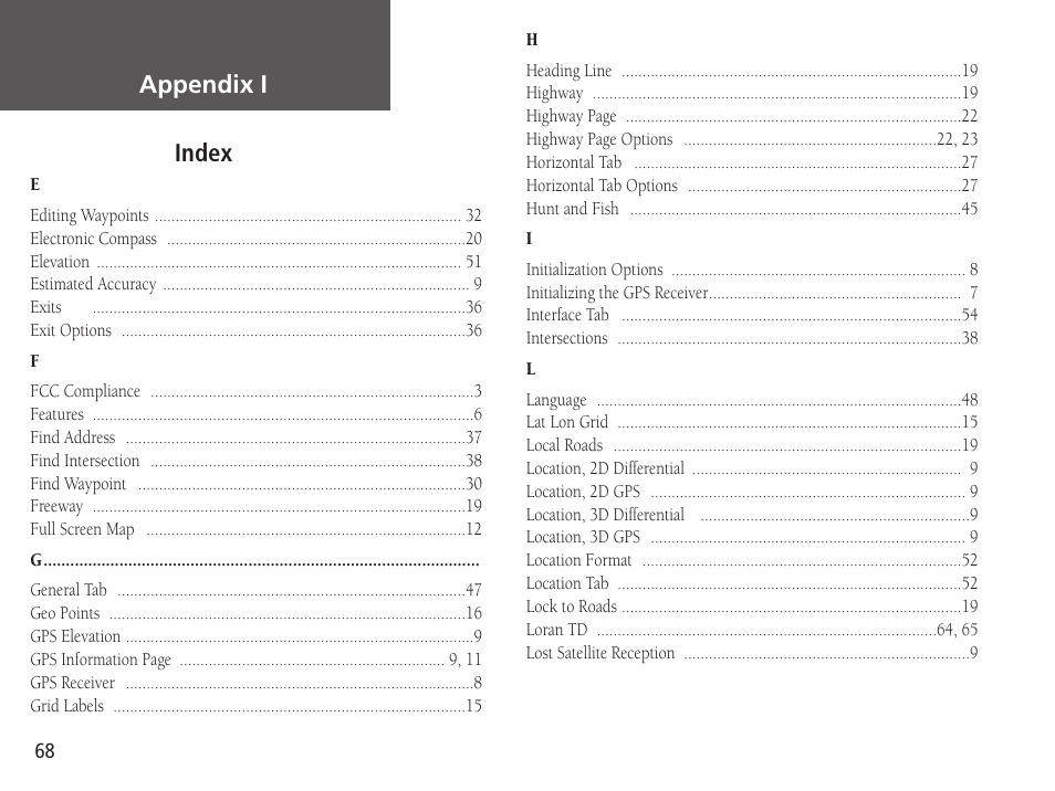 Garmin GPSMAP 76S User Manual | Page 70 / 76