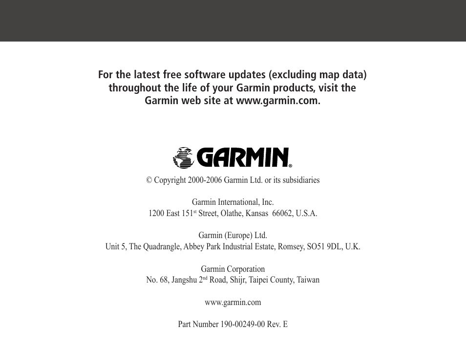 Garmin GPSMAP 76S User Manual | Page 76 / 76