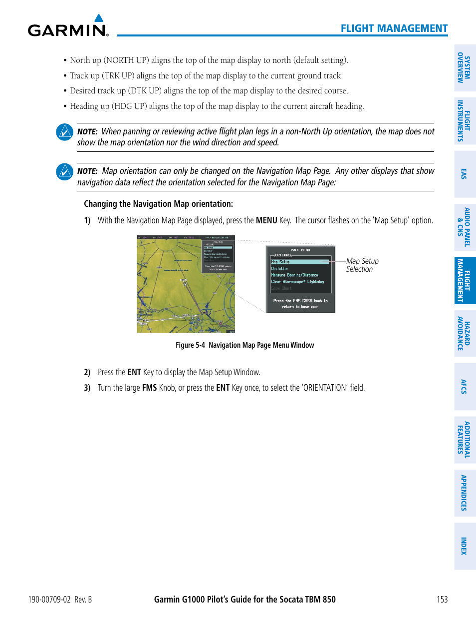 Flight management | Garmin G1000 Socata TBM 850 User Manual | Page 167 / 600