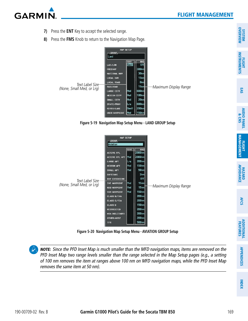 Flight management | Garmin G1000 Socata TBM 850 User Manual | Page 183 / 600