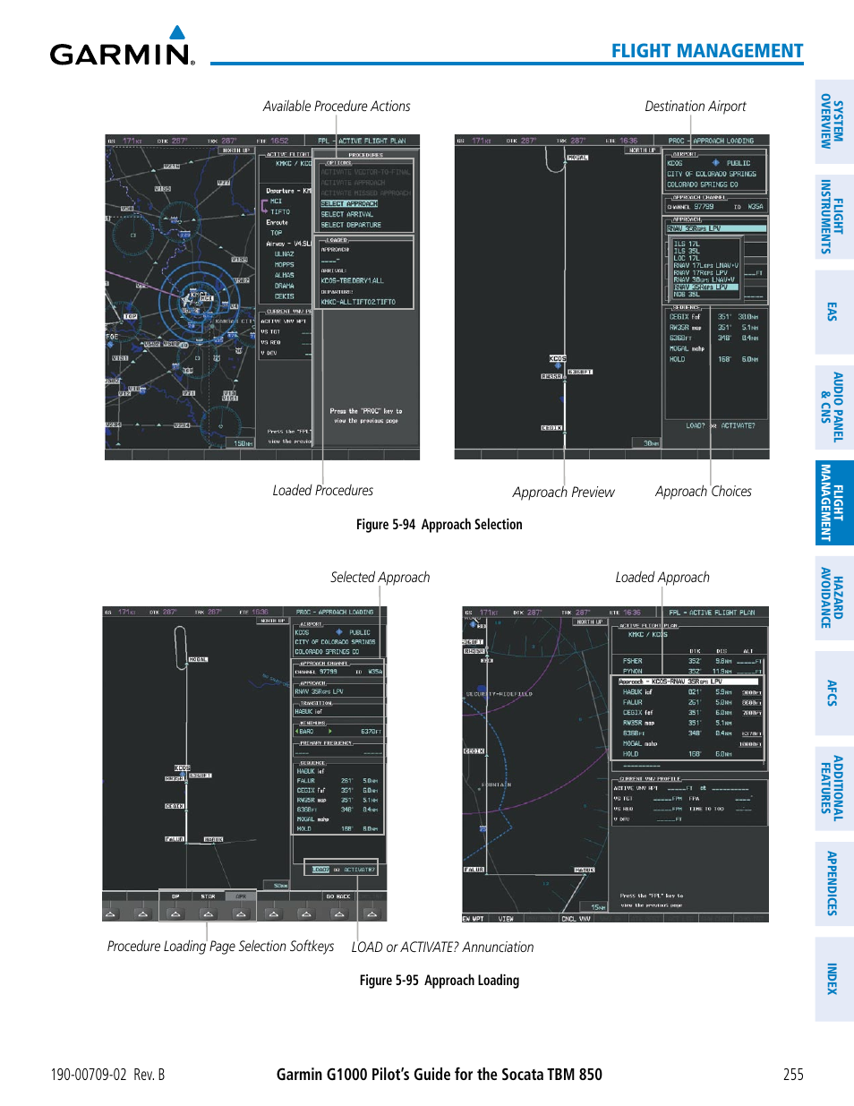 Flight management | Garmin G1000 Socata TBM 850 User Manual | Page 269 / 600