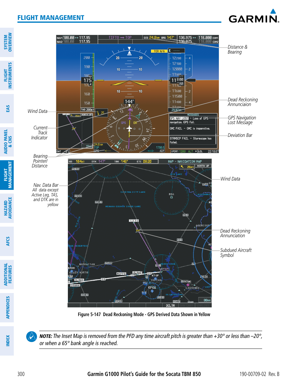 Flight management | Garmin G1000 Socata TBM 850 User Manual | Page 314 / 600