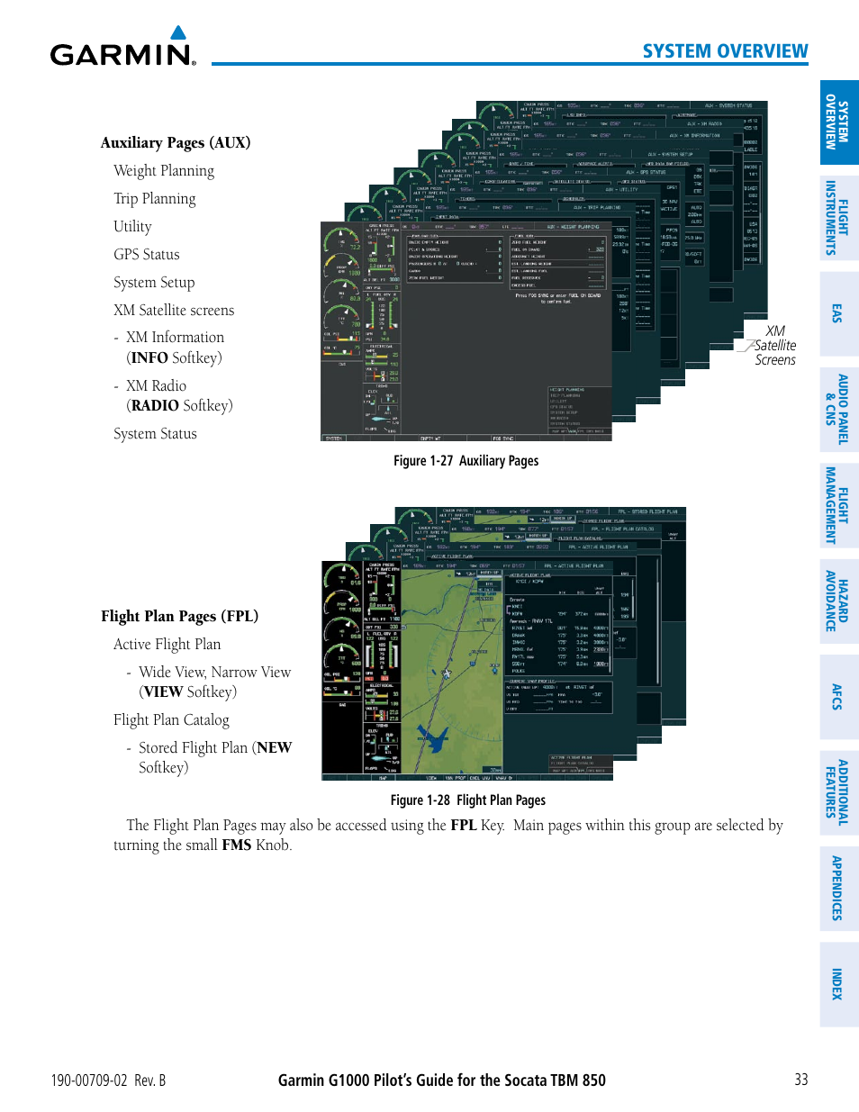 System overview | Garmin G1000 Socata TBM 850 User Manual | Page 47 / 600