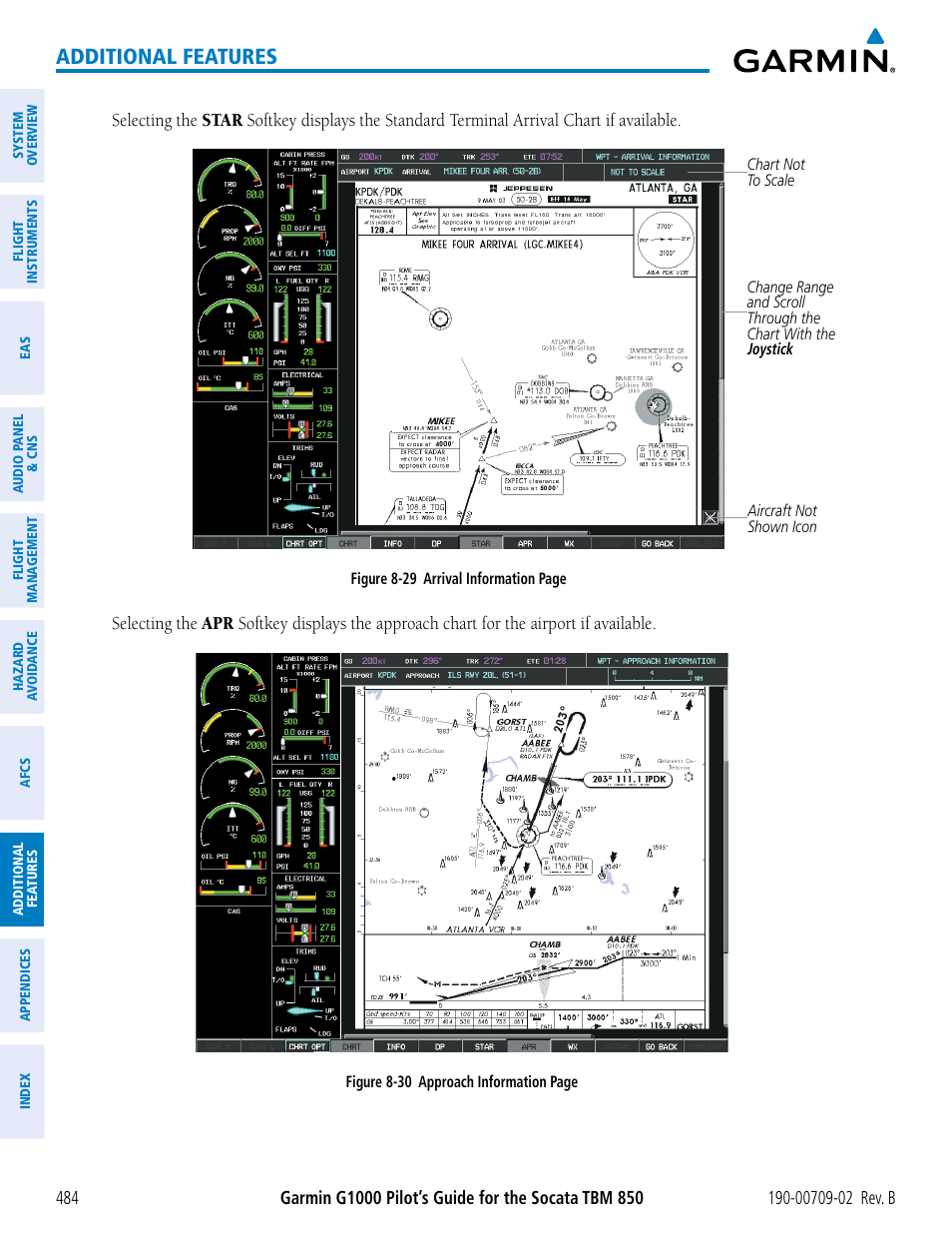 Additional features | Garmin G1000 Socata TBM 850 User Manual | Page 498 / 600