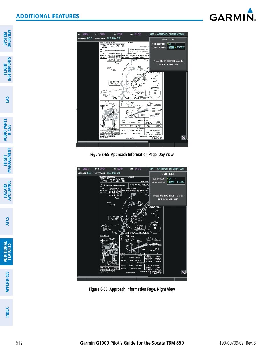 Additional features | Garmin G1000 Socata TBM 850 User Manual | Page 526 / 600