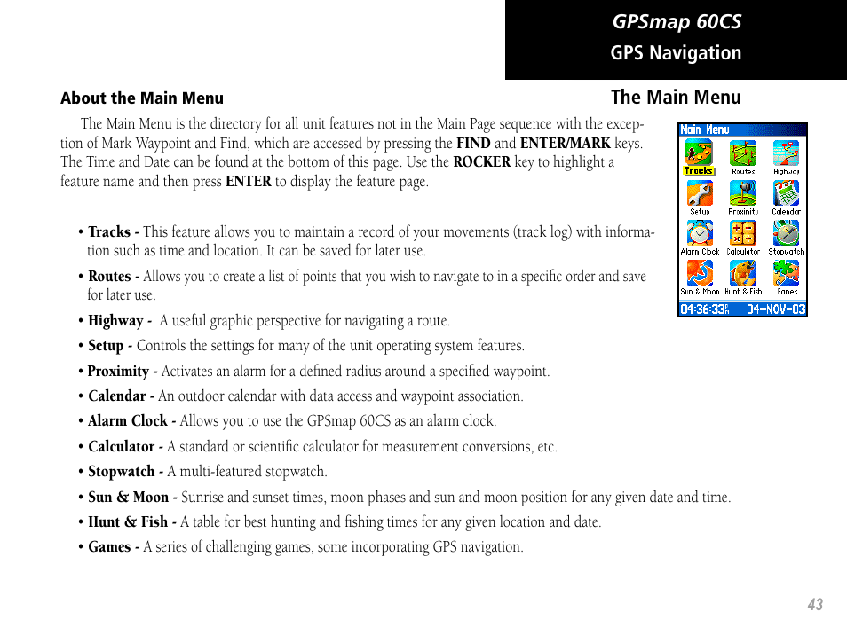 Garmin GPSMAP 60CS User Manual | Page 53 / 108