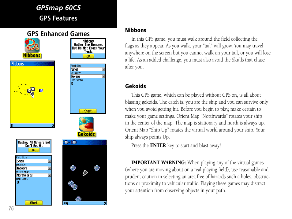 Garmin GPSMAP 60CS User Manual | Page 86 / 108