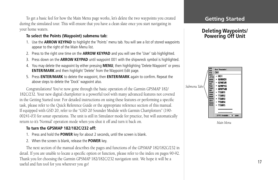 Garmin GPSMAP 232 User Manual | Page 27 / 104